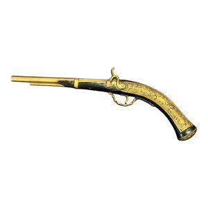 Vintage 1960s Sexton USA Decorative Wall Hanging – 19" Flintlock Pistol Design –